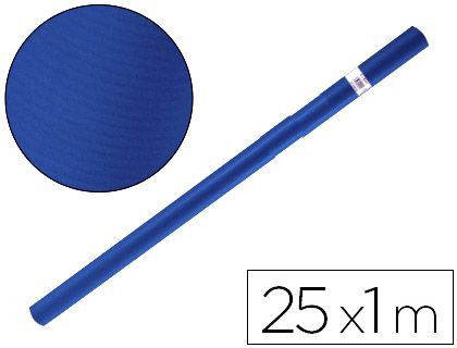 Papel Kraft Liderpapel Azul Azurita Turquesa Rollo 25X1 Mt