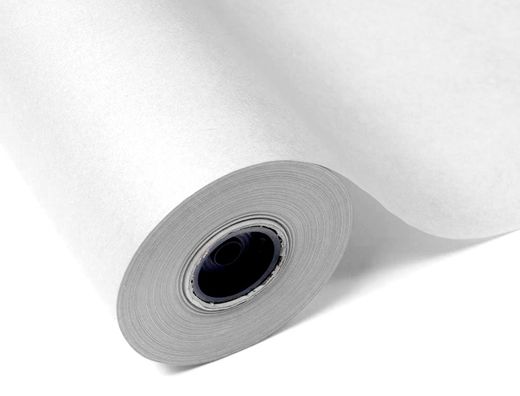 Papel kraft liderpapel blanco bobina 1 mt x 833 mt especial para embalaje peso 50 kg