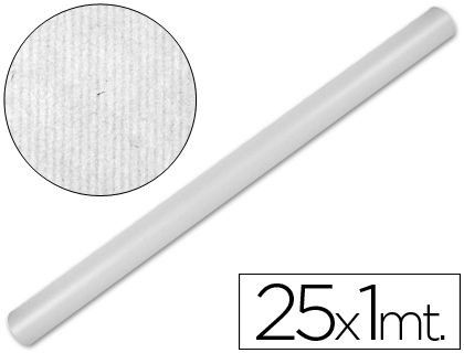 Papel Kraft Liderpapel Blanco -Rollo 25X1 Mt