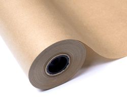 Papel kraft liderpapel marron bobina 1 mt x 714 mt especial para embalaje peso 50 kg