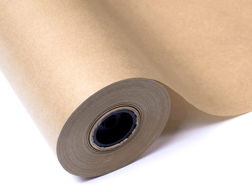 Papel kraft liderpapel marron bobina 1 mt x 714 mt especial para embalaje peso 50 kg