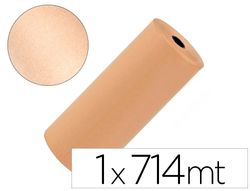 Papel kraft liderpapel marron bobina 1 mt x 714 mt especial para embalaje peso 50 kg