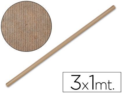 Papel Kraft Liderpapel Marron -Rollo 3X1 Mt