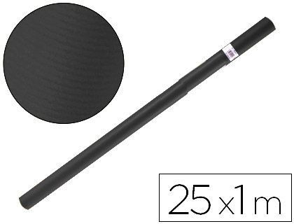 Papel Kraft Liderpapel Negro Rollo 25X1 Mt