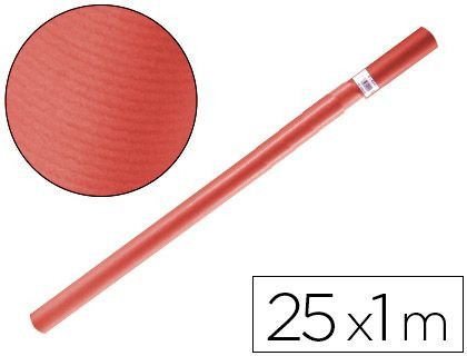 Papel Kraft Liderpapel Rojo Rollo 25X1 Mt