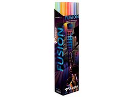 Papel kraft rollo 3x1 mt expositor fusion con 24 rollos colores surtidos