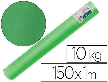 Papel Kraft Verjurado Liderpapel Verde 150Mt 65Gr Bobina 10Kg