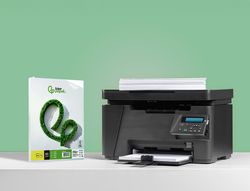 Papel liderpapel A4 80g/m2 liso paquete de 250 hojas