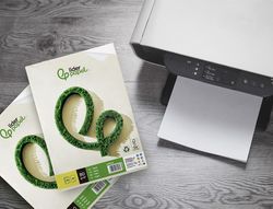 Papel liderpapel A4 80g/m2 reciclado liso paquete de 100 hojas