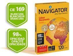 Papel Navigator Colour Documents A4 de 120 gr. (250 hojas)