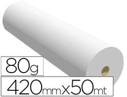 Papel Reprografia para Plotter 420Mmx50Mt 80Gr Impresion Ink-Jet