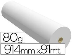 Papel Reprografia para Plotter 914Mmx91Mt 80Gr Impresion Ink-Jet