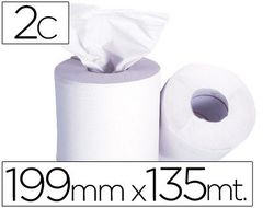 Papel Secamanos 2 Capas 199 mm X 135 Mt -Mandril 76 Mmdiametro 197 Mm