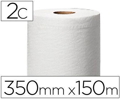 Papel Secamanos Central 2 Capas 150,2 Mts para Dispensador M2 Rollos