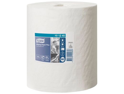 Papel secamanos tork extra ancho 215 mm largo 160 mt 2 capas para dispensador m2 alimenacion central gran