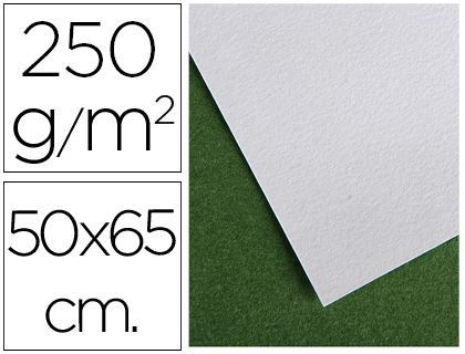 Papel secante canson 50x65 cm liso blanco 250 gr