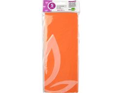 Papel Seda Liderpapel 52X76Cm 18G/M2 Bolsa de 5 Hojas Naranja