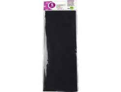 Papel Seda Liderpapel 52X76Cm 18G/M2 Bolsa de 5 Hojas Negro
