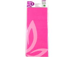 Papel Seda Liderpapel 52X76Cm 18G/M2 Bolsa de 5 Hojas Rosa Fuerte