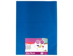 Papel Seda Liderpapel Azul 52X76 cm 18 Gr -Paquete de 25 Hojas