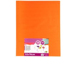 Papel Seda Liderpapel Naranja 52X76 cm 18 Gr -Paquete de 25 Hojas