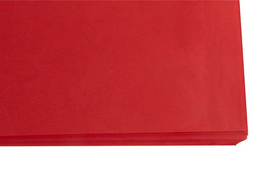 Papel Seda Liderpapel Rojo 52X76 cm 18 Gr -Paquete de 25 Hojas