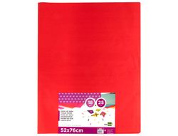 Papel Seda Liderpapel Rojo 52X76 cm 18 Gr -Paquete de 25 Hojas