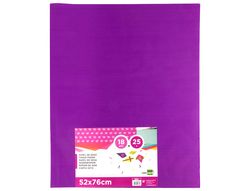 Papel Seda Liderpapel Violeta 52X76 cm 18 Gr -Paquete de 25 Hojas