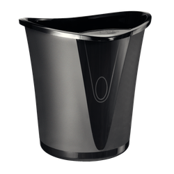 Papelera ALLURA capacidad 18 litros, negro