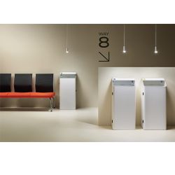 Papelera Baden de gran capacidad. 100L