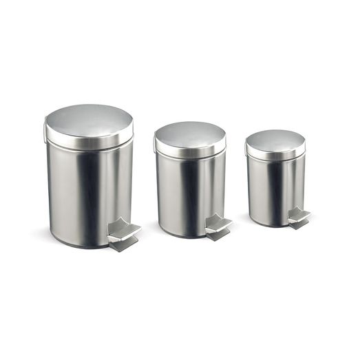 Papelera con Pedal Inoxidable de 7L