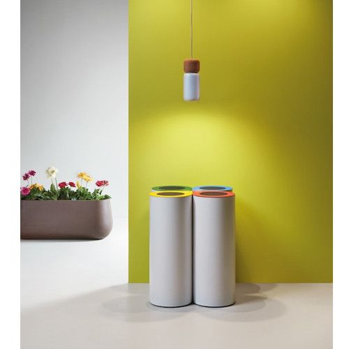 Papelera Davos tapa basculante