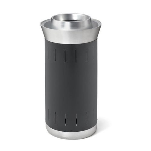 Papelera de acero Lausanne Ø45x80 cm