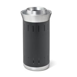 Papelera de acero Lausanne Ø45x80 cm
