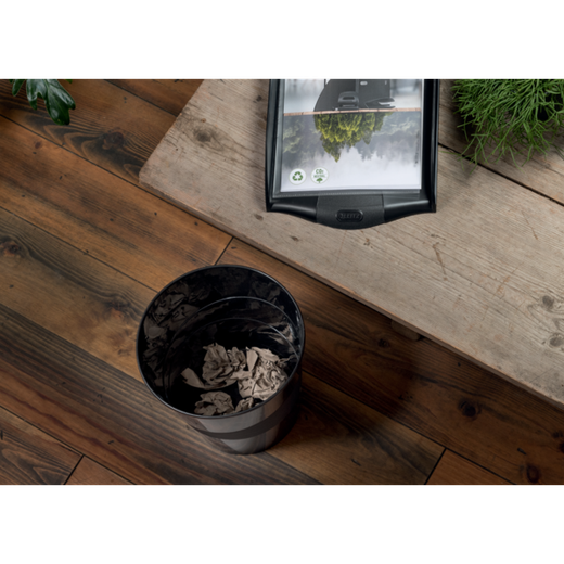 Papelera Leitz Recycle . 15 litros, negro