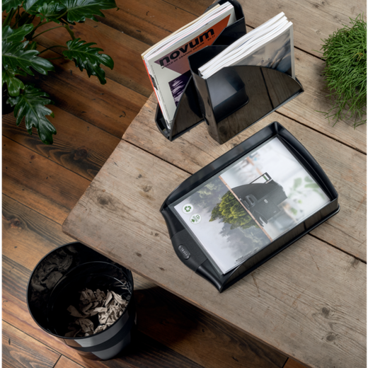 Papelera Leitz Recycle . 15 litros, negro