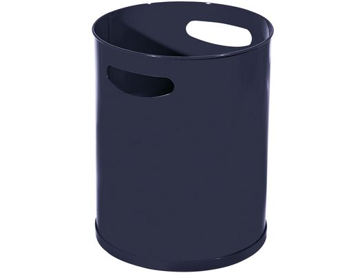 Papelera Metalica con Asas 111 Negra 30X25 Cm