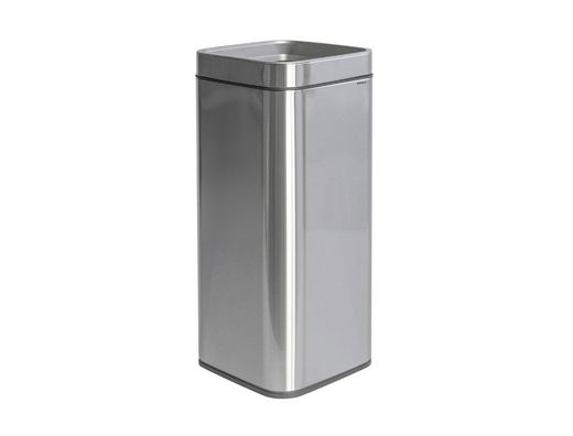 Papelera metalica maul prme acero inoxidable 30 litros