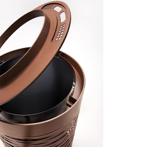 Papelera Nyon 12 L textura ORGANIC