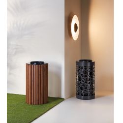 Papelera Nyon 80 L textura ORGANIC