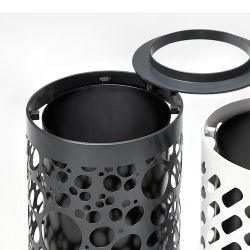 Papelera Nyon 80 L textura ORGANIC