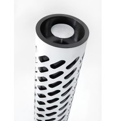 Papelera Nyon Ø17x87,8 cm textura LINEAR