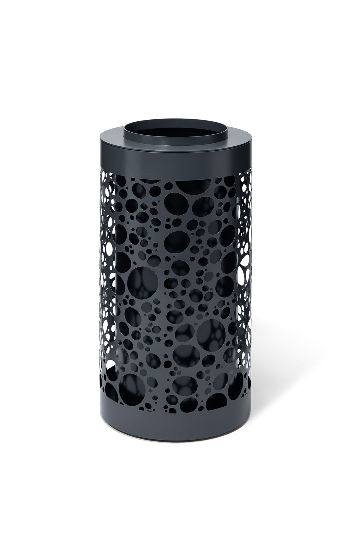 Papelera Nyon Ø23x44 cm textura ORGANIC