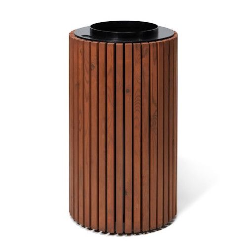 Papelera Nyon  WOOD (versión en madera)