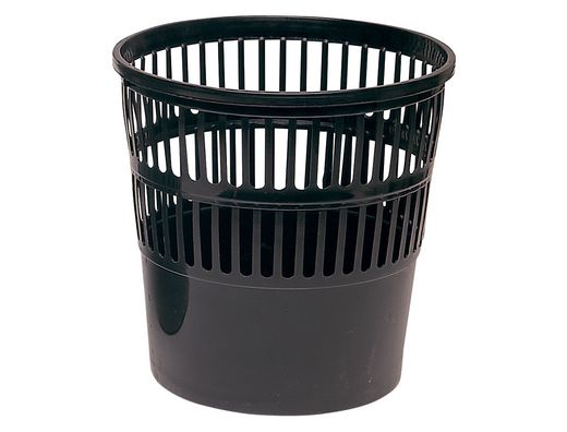 Papelera Plastico 119 Negra Medida 27.5X27.5 Cm