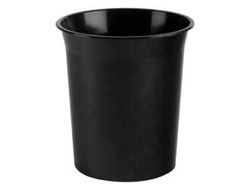 Papelera plastico archivo 2000 antimicrobiana sanitized plastico negro 16 litros 290x310 mm