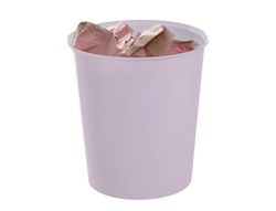 Papelera plastico archivo 2000 ecogreen 100% reciclada 18 litros color malva pastel