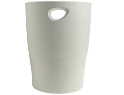 Papelera plastico exacompta ecoblack gris 15 litros