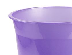 Papelera plastico liderpapel lavanda translucido 13 litros 275x285 mm mm