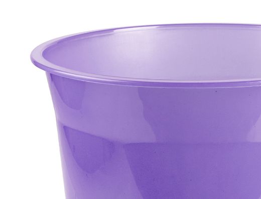 Papelera plastico liderpapel lavanda translucido 13 litros 275x285 mm mm